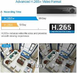 Smart CCTV DVR Recorder 4/8/16 Channel AHD Video HDD Camera System 1080 HD UK