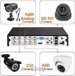 Smart CCTV DVR Recorder 4/8/16 Channel AHD Video HDD Camera System 1080 HD UK