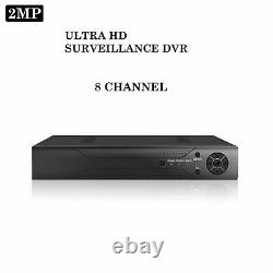 Smart CCTV DVR Recorder 4 8 Channel AHD 1080N/1080P Video HD VGA HDMI BNC UK