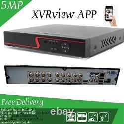 Smart CCTV DVR Recorder Box 4/8/16 Channel CH 5MP8MP FULLHD System HDMI VGA UK