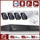 Smart Cctv Security Camera Set 8ch Ahd Dvr Recorder 1080p Video Vga Hdmi Bnc Uk