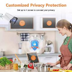 Smart Home Security CCTV System 8CH DVR with 1080P Outdoor Camera Night Vision