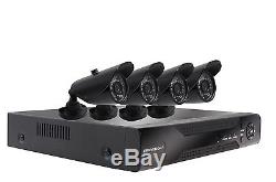 Sumvision 4CH CCTV DVR Recorder+4 Outdoor HD Video Security Camera System Kit