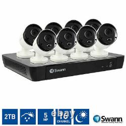 Swann 8580 16 Channel 4K CCTV DVR Recorder 2TB HDD HDMI Smart System PoE Camera
