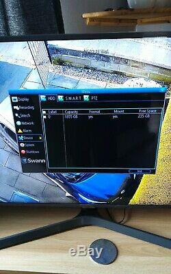 Swann CCTV DVR8 4600 Recorder with 4 x Pro A856 1080p HD Cameras massive 2TB HD