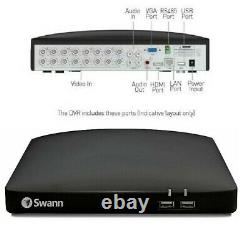 Swann DVR16 4680 16 Channel HD 1080p DVR AHD TVI 2TB HDD CCTV Recorder HDMI VGA