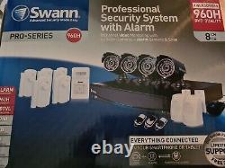 Swann DVR8-3425 8Ch CCTV 960H Recorder 4 x PRO-735 Cams 7 Alarm Sensors & Siren