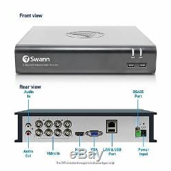 Swann DVR8-4550 8 Channel 2mp HD DVR Recorder & 6 x Cameras 2TB HDD CCTV KIT