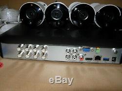 Swann DVR8-4980 DVR Recorder Qty 4 x Pro-5MPMSB 5MP Super HD Cameras