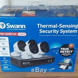 Swann DVR-4575 4 Ch 2mp HD 1080p CCTV Recorder & 4 x Thermal Sensing Cameras