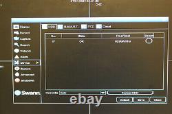 Swann DVR-4980 Super HD 5MP 4 Channel 1TB HDD Digital Video Recorder CCTV