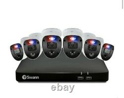 Swann Enforcer 6 Camera 8 Channel 4K Ultra HD 2TB DVR Recorder CCTV Cameras