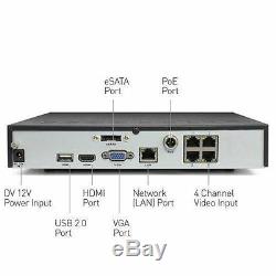 Swann NVR4-7082 4 Channel 720p Network Video Recorder 1TB VGA HDMI USB POE CCTV