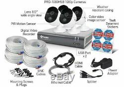 Swann PRO-1080MSB DVR System Kit with 4 Camera 2mp CCTV 4CH Recorder