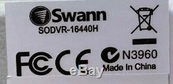 Swann SODVR-16440H 16 Channel HD 720p DVR AHD TVI 1TB HDD CCTV Recorder HDMI VGA