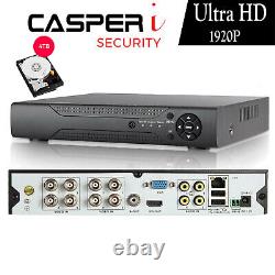 Ultra HD 8CH 5MP 1920P CCTV 4IN1 DVR Digital Video Recorder VGA HDMI BNC UK