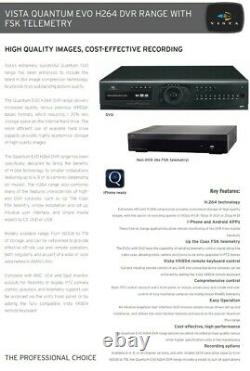 Vista Quantum EVO digital recorder CCTV DVR QE16-1000hf 16 channel 1TB remote