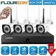 Wireless 1080p 8ch Dvr Recorder Cctv Home Security System 4 Outdoor Ip Cameras