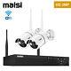 Wireless Cctv Camera Security System 3mp Hd 4ch Hdmi Nvr Home Outdoor Motion Ir