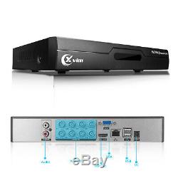 XVIM 1080P HD Video Recorder 1500TVL CCTV Security Camera kit system IR outdoor