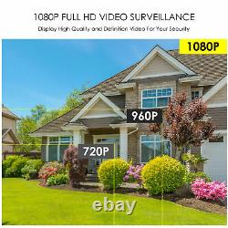 ZOSI 1080P/720P 4/8/16 CH TVI DVR CCTV Camera System Motion Detection Free App