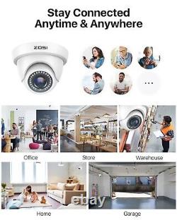 ZOSI 1080P 8CH DVR 1TB 3000TVL CCTV Home Security Camera System Motion Detect HD