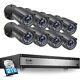 Zosi 1080p Cctv Camera System 16ch Dvr +2tb Home Security Outdoor Night Vision
