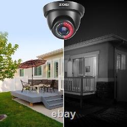 ZOSI 1080P CCTV Camera System HD 5MP Lite DVR Home Security With 1TB Hard Drive