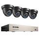 Zosi 1080p Hd Security Dome Cctv Camera System Outdoor Home Surveillance 8ch Dvr