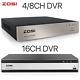 Zosi 1080p Cctv Camera System 8 16ch H265 Dvr Night Vision Home Security Outdoor