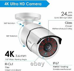 ZOSI 4K CCTV System 8MP CCTV Camera UHD Security DVR Recorder with Hard Drive 2T