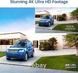 ZOSI 4K UHD CCTV Camera System 8MP Home Security Outdoor Night Vision +2TB HDD