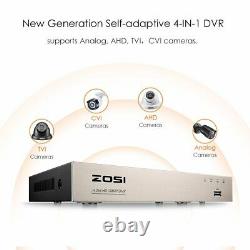 ZOSI 8CH 1080P CCTV DVR Recorder for Home Security Camera System with Hard Drive