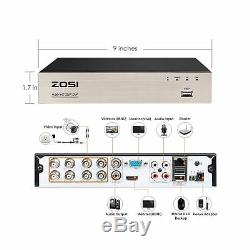 ZOSI 8-Channel HD-TVI 1080N/720P Video Security System DVR recorder with 4x H