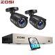 Zosi Cctv 2 Camera System 1080p With Hard Drive H. 265+ 5mp Lite Dvr Outdoor Ip66