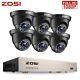 Zosi Cctv Camera Full Hd 1080p 8ch Dvr Home Security System Kit Ir Night Vision