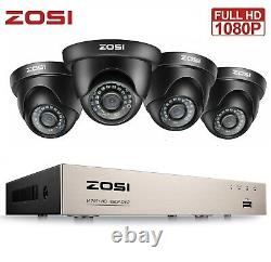 ZOSI CCTV Cameras Full HD 1080P 8CH DVR Recorder 3000TVL Home Security System IR