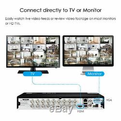 ZOSI CCTV DVR 8 16 Channel AHD 1080N/1080P Video Recorder H. 265+ VGA HDMI BNC HD