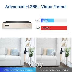 ZOSI DVR Recorder 8CH 1080P 5MP Lite HD For CCTV Camera System HDMI VGA H. 265+