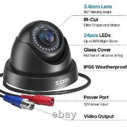 ZOSI DVR Video Surveillance System (CCTV) 8MN-418B4S-00-UK 8 Channels 4 Cameras