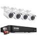 Zosi H. 265+1080p Home Security Camera System, 5mp-lite 8 Channel Dvr Recorder 1tb