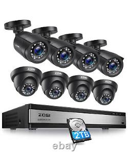 ZOSI H. 265+ 16Channel Full 1080P Video Security DVR Recorder CCTV camera system