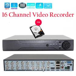 16 Channel 5mp Dvr Smart Cctv Enregistreur Vidéo De Sécurité Full Hdmi H. 265 Ahd Tvi