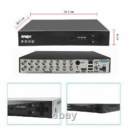 16 Channel Smart Cctv Dvr System Recorder Full Hd 1080p Home/office Security Uk