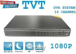 16-ch Channel Hd Tvi 1080p Digital Video Recorder Cctv Security + 1 To Hdd Dvr