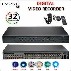 4/8/16/32 Ch Securcctv-enregistreur Vidéo Numérique Tvi, Ahd 1080p Casperi Remote View