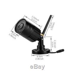 7 Systèmes De Sécurité De Caméras De Surveillance Extérieure Cctv Dvr 2/3/4 Enregistreur De Moniteur LCD