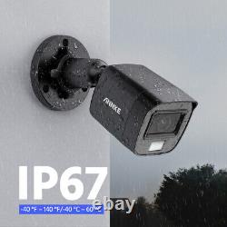ANNKE 5MP système de sécurité de caméra de surveillance CCTV avec audio, vision nocturne couleur et DVR 8CH 5IN1