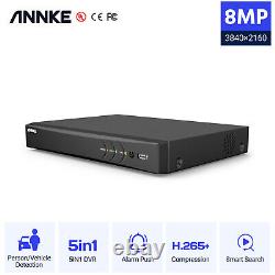 ANNKE 8MP H.265+ 8CH 5IN1 Enregistreur Vidéo Numérique DVR Détection Personne/Véhicule