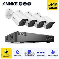 ANNKE Système de vidéosurveillance extérieur avec caméra de sécurité nocturne UHD 5MP et enregistreur DVR 8CH.